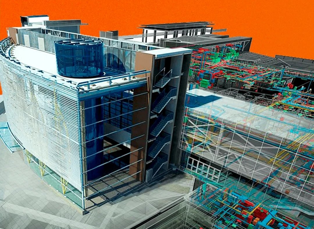 Edificação representada em ambiente de modelagem BIM